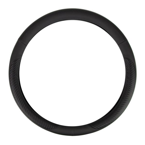 Xkeribom Lenkradbezug 37-38cm Lenkradschoner Lenkradschutz Schwarz Carbon Design